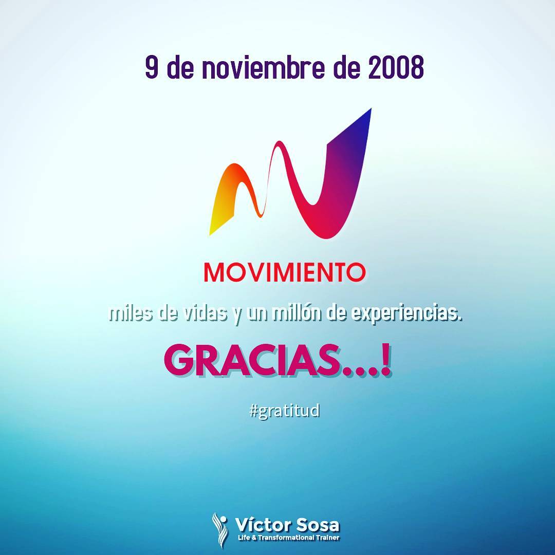 Hoy hace 9 años nacía #soyMovimiento.