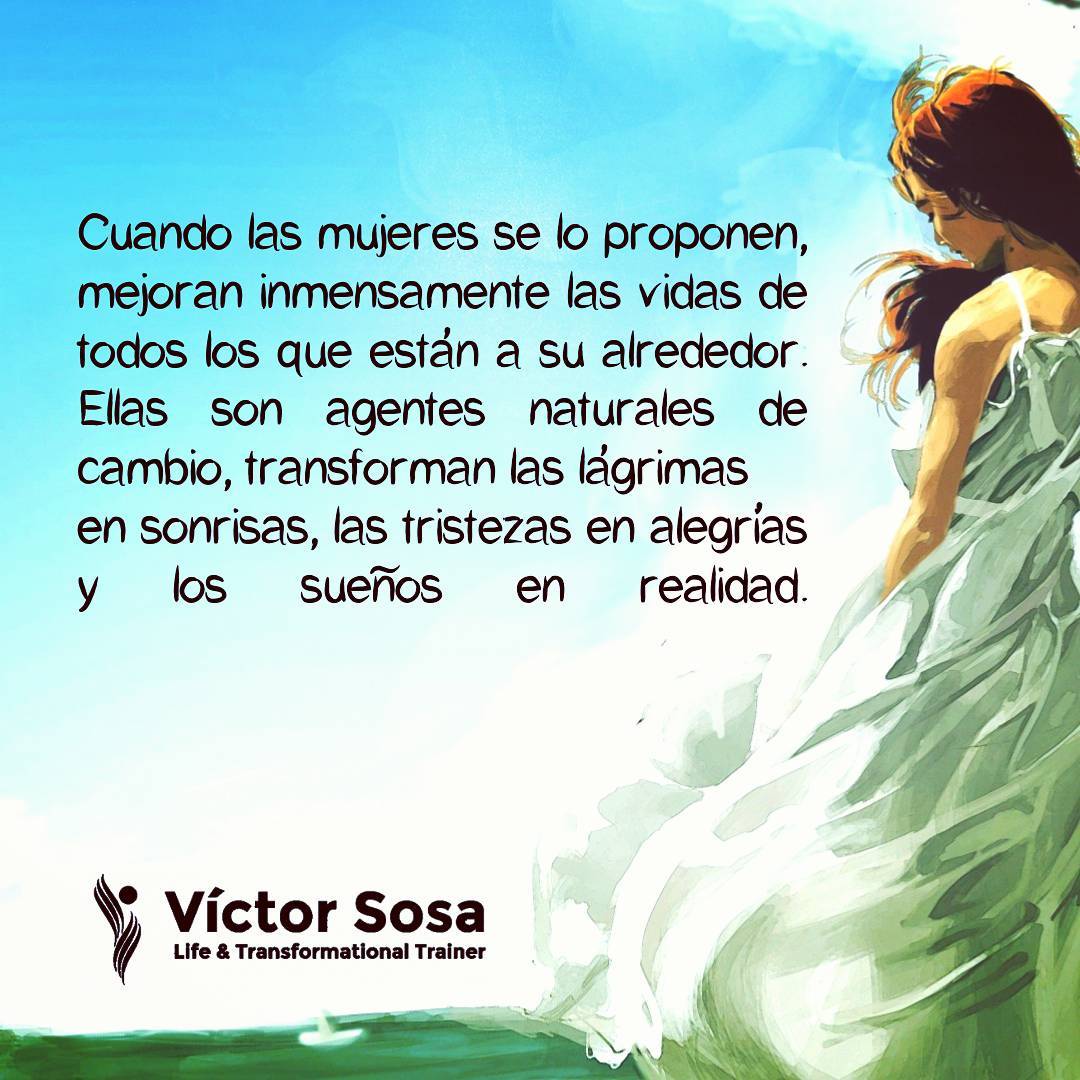 Feliz día mujer. Sin ustedes no. Bendiciones.