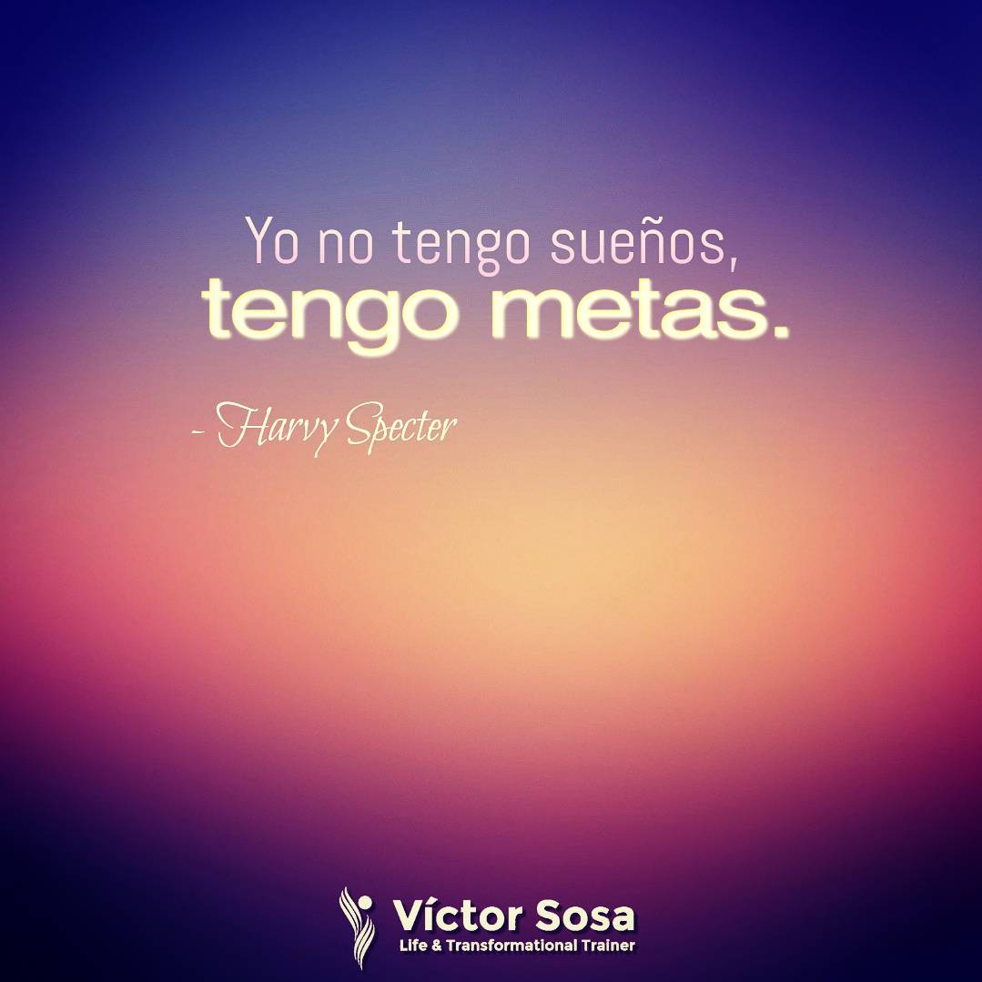 De nada sirve tener sueños si no se tiene una fecha para realizarlos.
