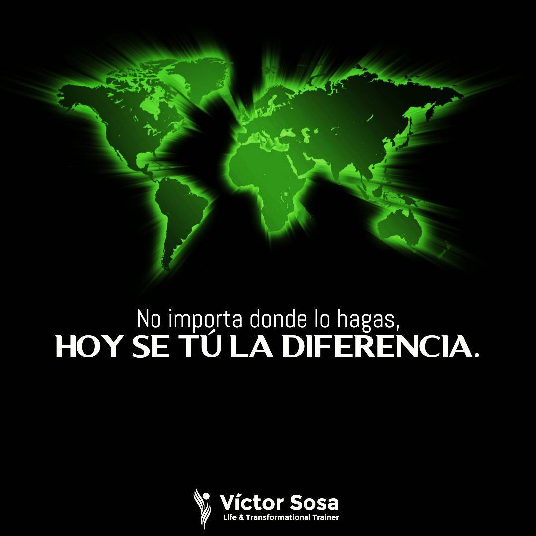 Hoy se tú la diferencia.