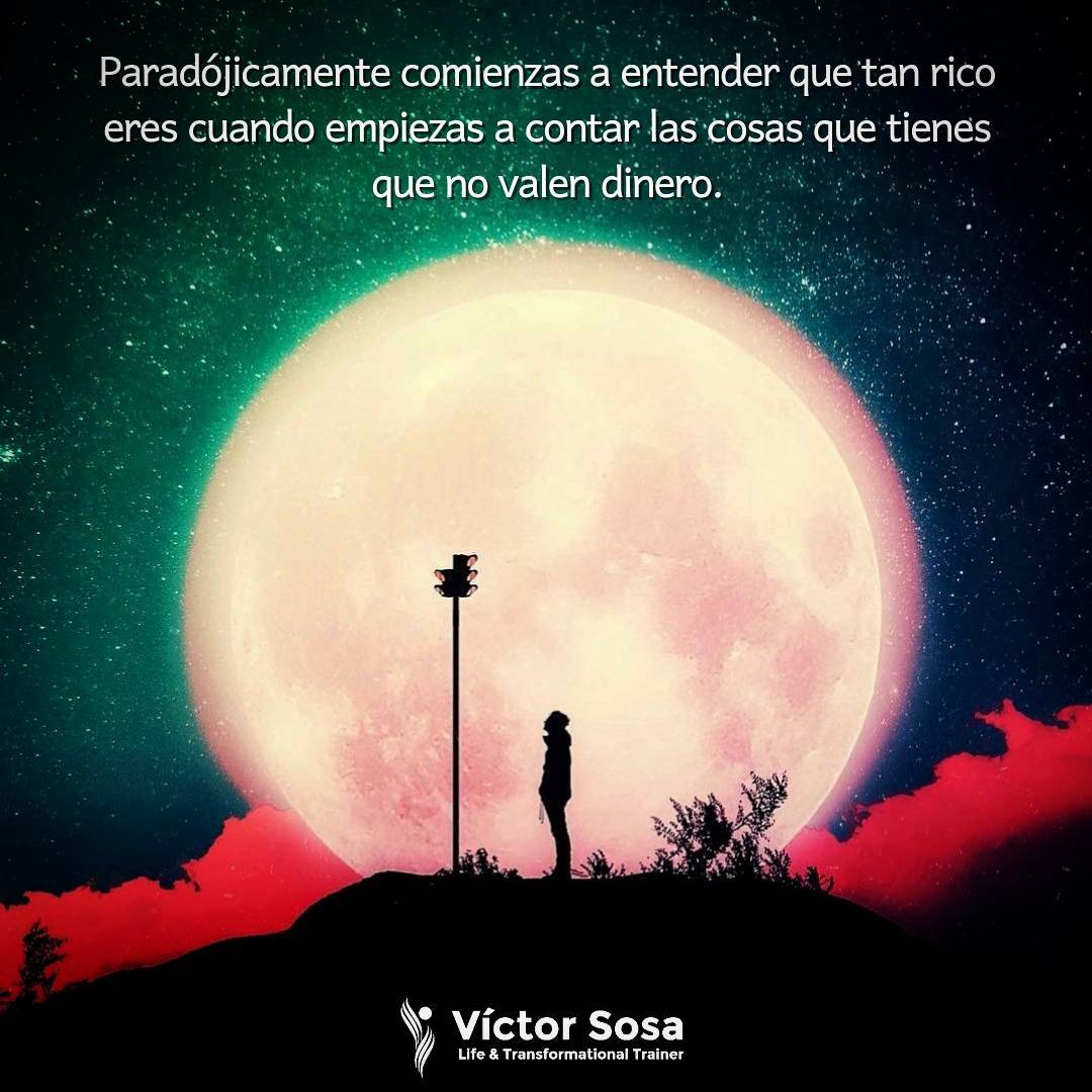Paradójicamente comienzas a entender que tan rico eres cuando empiezas a contar