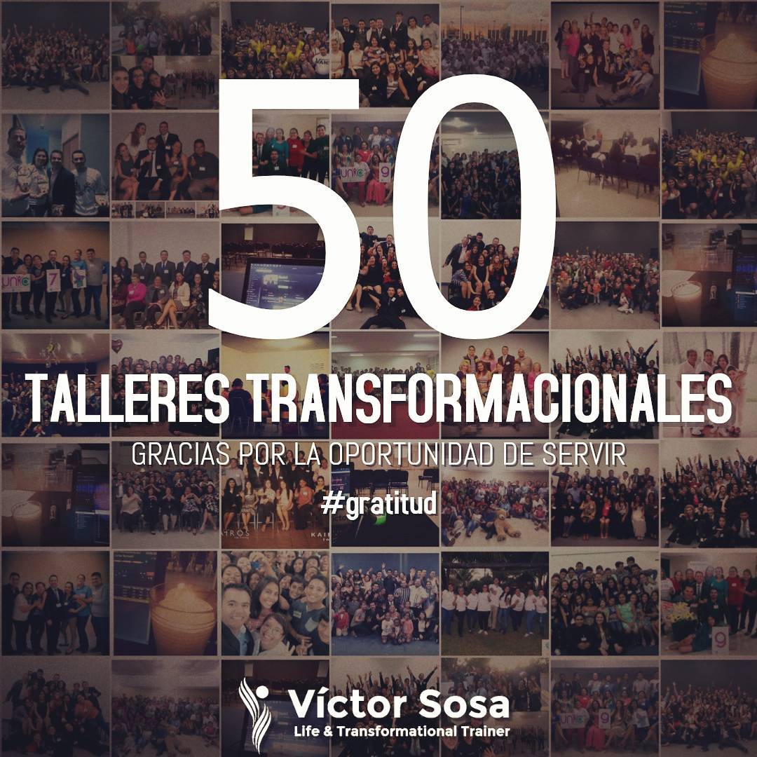 El día de hoy voy por lo que será mi taller #50.