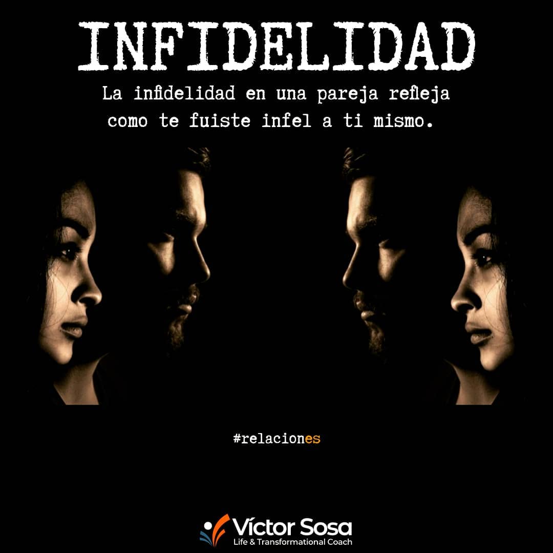 La infidelidad en una pareja refleja como te fuiste infiel a ti mismo. ¿Qué deja