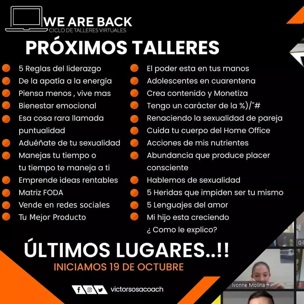 Próximos Talleres del ciclo